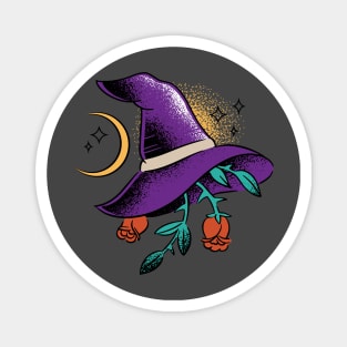 Rosy Witches Hat Magnet